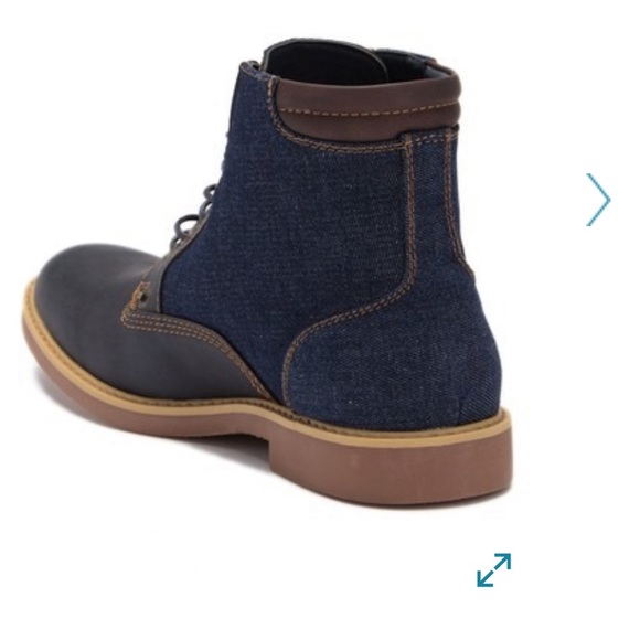 Shoes | Levis Windham Navy Denim Boots 